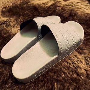 💙 BABY BLUE ADIDAS SLIDES 💙